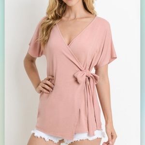 Mai Soli Blush Wrap Top